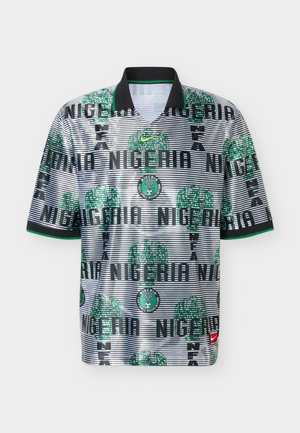 Nike Performance, NIGERIA ENERGY - Bluză sport - white/black/pine green/electric green