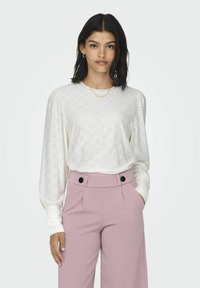 JDY VOLUMINÖSER ARMSCHNITT - Bluse - cloud dancer