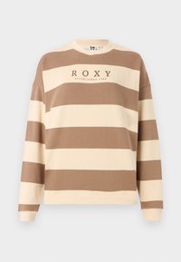 STRICTLY STRIPES OVERSIZED - Sweatshirt - beige