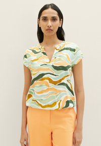 TOM TAILOR Bluse - colorful wavy design