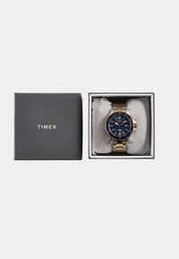 Timex HARBORSIDE 42 mm BRACELET - Käekell - silver-coloured/gold-coloured/blue