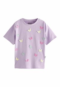Next REGULAR FIT - Camiseta estampada - lilac purple
