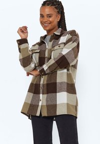 Noisy May NMFLANNY LONG SHACKET - Leichte Jacke - pinecone