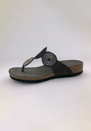 Pantolette flach - sz kombi