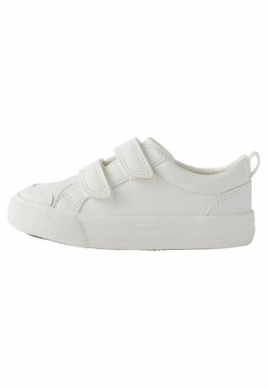 Next Wide Fit Cars Baby Touch Strap Trainer - Chaussures premiers pas - white