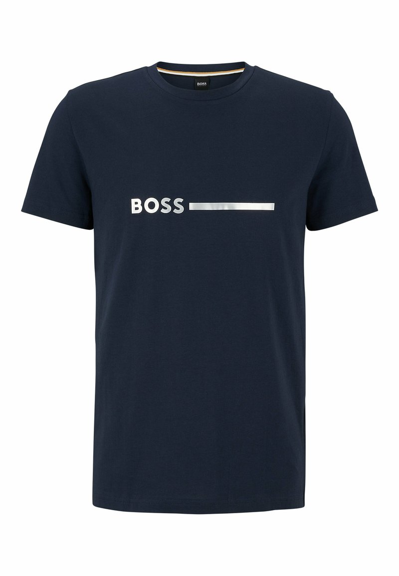 Boss T-shirt print donkerblauw Boss T-shirt print donkerblauw