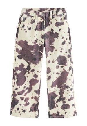 Next, WIDE LEG JEANS.  - REGULAR FIT - Jeans Relaxed Fit - cow print
