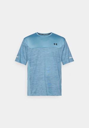 Under Armour UTILITY - Sports T-shirt - washed navy/blue smoke/black