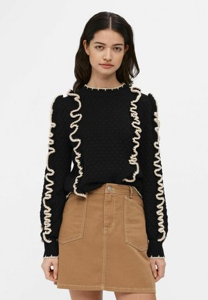 Object, OBJYAA  - Strickpullover - black