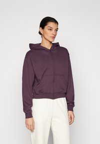 Fabletics COZY FULL ZIP HOODIE - Mikina so zipsom - deep plum
