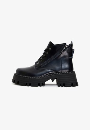 Gležnjače s platformom - blue