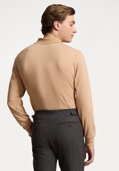 Polo Ralph Lauren CUSTOM SLIM FIT SOFT COTTON POLO SHIRT - Longsleeve - camel