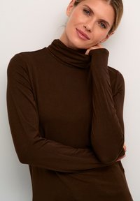 Culture CUPOPPY ROLLNECK - Ilgarankovis viršutinės dalies drabužis - demitasse