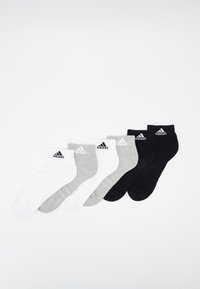 CUSHIONED SPORTSWEAR ANKLE 6 PAIRS - Träningssockor - medium grey heather/white/black