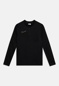 Nike Performance - ACADEMY 23 DRILL BRANDED UNISEX - Langarmshirt - black/metallic gold Thumbnail-Bild 1