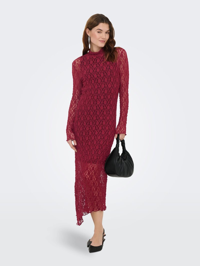 burgundy mother of the bride dress with jacket Finch Shoe