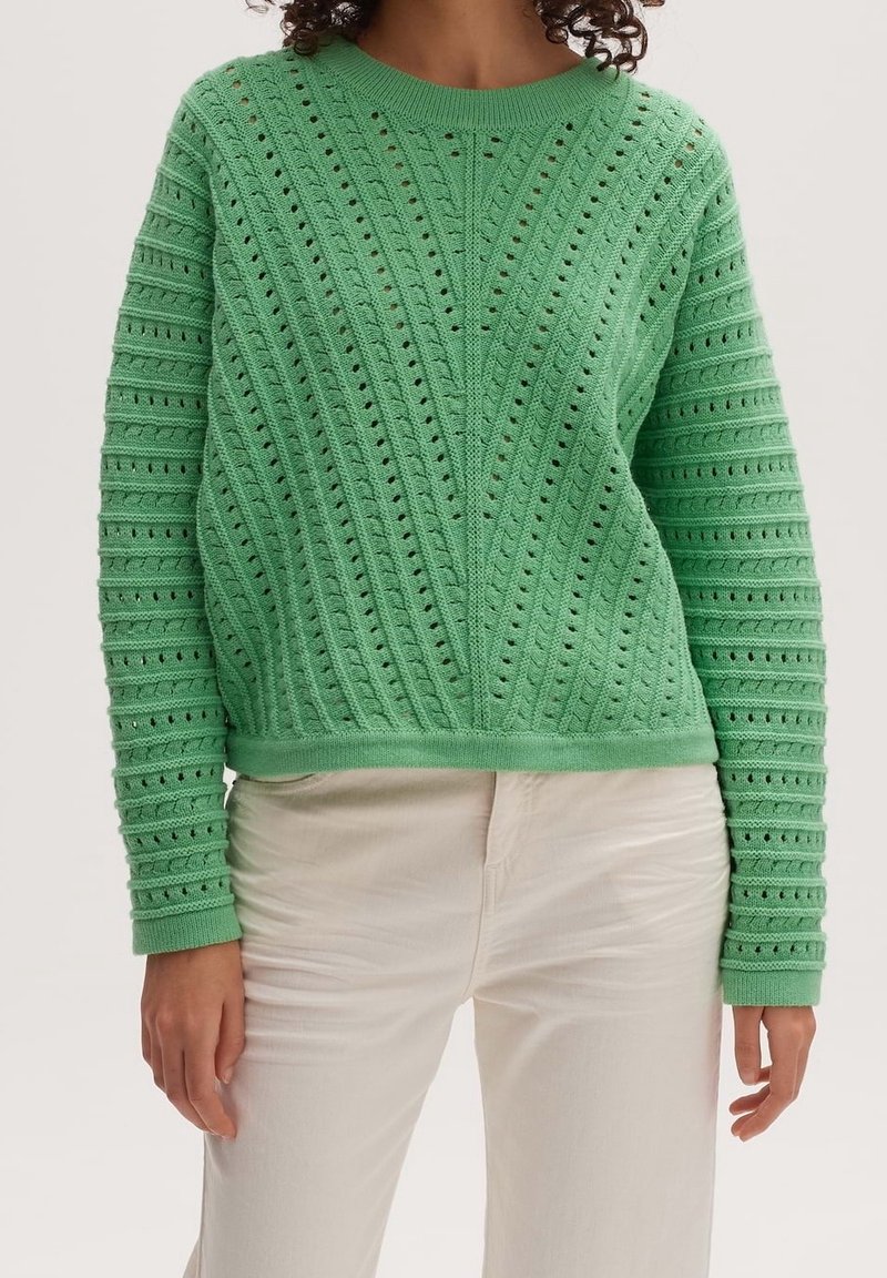 OPUS Strickpullover - light green
