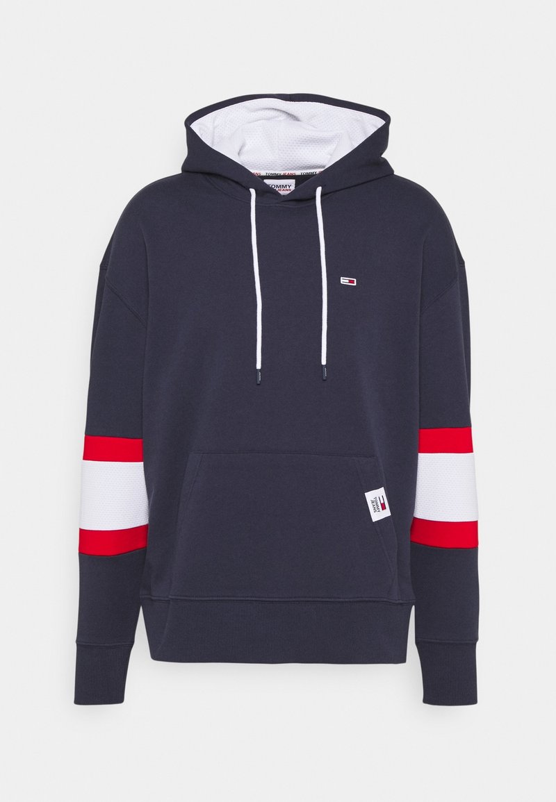 Tommy Jeans Mikina s kapucí - dark blue