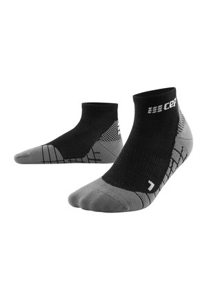 LIGHT MERINO HIKING COMPRESSION SOCKS LOW CUT MEN - MADE IN GERMANY - Socken - black
