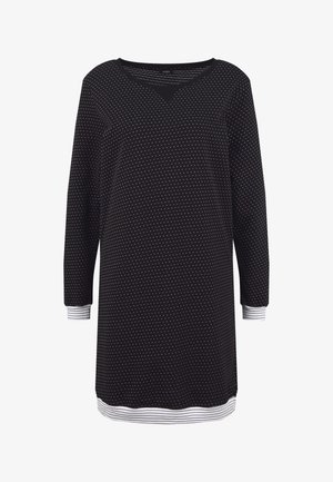 LASCANA Nachthemd - schwarz-gepunktet