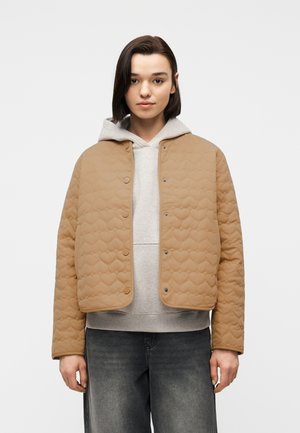 ONLHEART LIFE QUILTED JACKET - Overgangsjakke - tannin