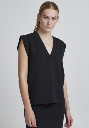 b.young BYPUSTI SLIPOVER - Lihtne T-särk - black