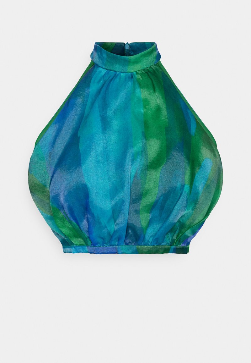 YAURA FAARI CROP - Top - aquarelle green/mehrfarbig - Zalando