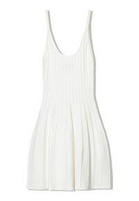 STRAPPY - Strickkleid - white