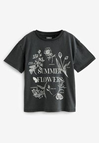 Next WASHED GRAPHIC 3 PACK  -  - T-shirts print - grey purple green