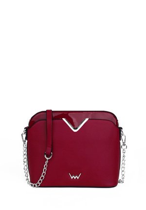 FOSSY SMOOTH - Cross body bag - bordeaux