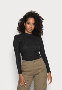 Monki Camisola de manga comprida - black