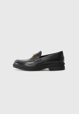 Versace Mokasīni - black/gold-coloured