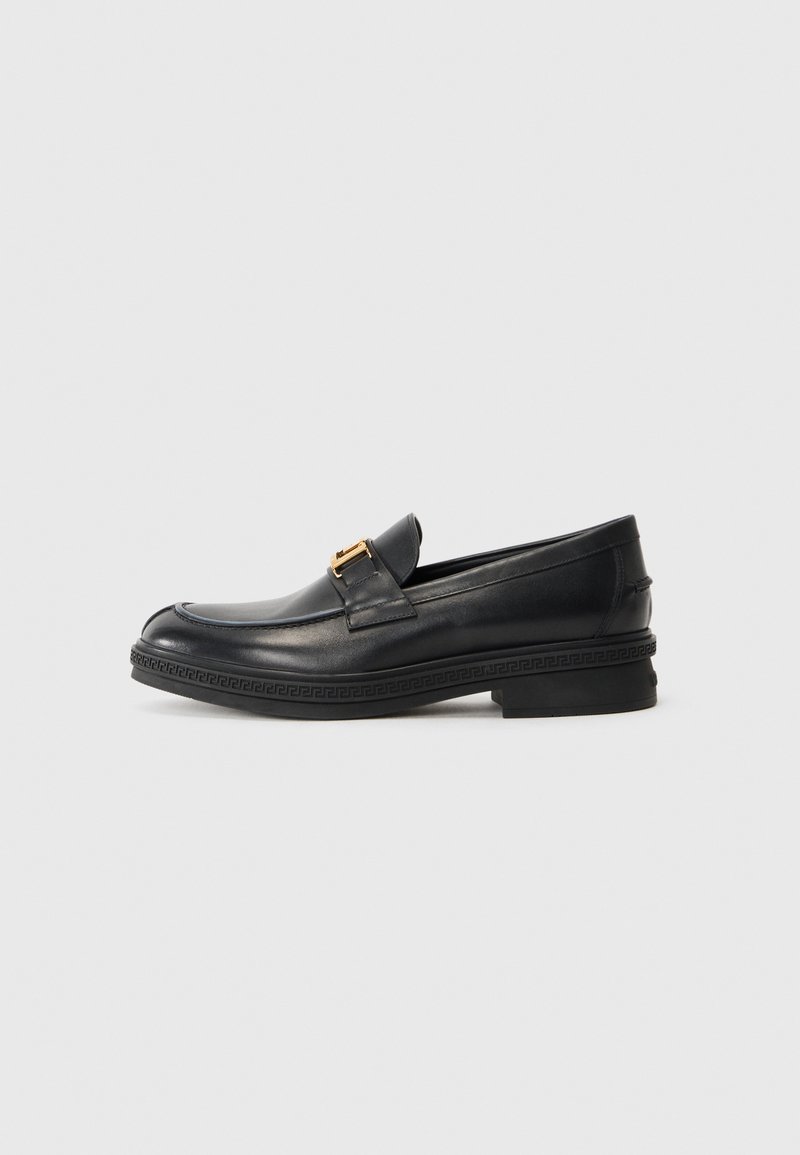 Versace Slip-ins - black/gold-coloured