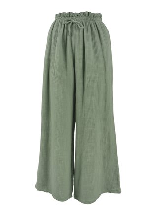Seasons of April, MUSSELIN LISKA OVERSIZED - Stoffhose - khaki