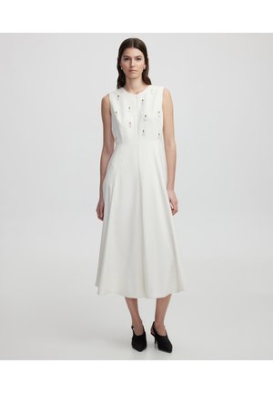 REGULAR FIT WITH CONTRAST ACCESSORIES - Day dress - off white