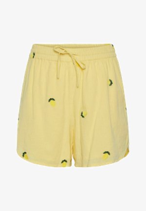 Pieces, SHORTS PCSELENA - Pantaloni sportivi - pale banana