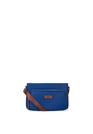 Fagola, SAC PORTÉ TRAVERS - Sac bandoulière - azur marron