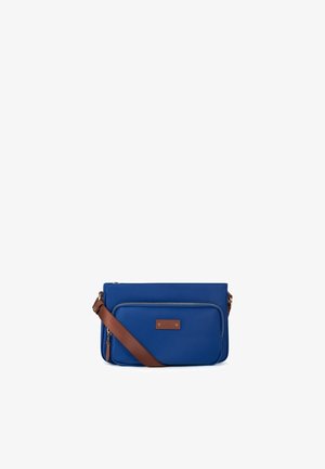 Fagola, SAC PORTÉ TRAVERS - Sac bandoulière - azur marron