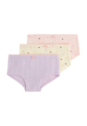 Lindex, LINDEX 3-PACK HIPSTER BRIEFS LINDEX - Trusser - light pink