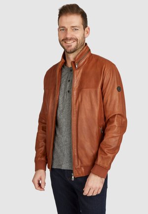 Fabiano - Lederjacke - cognac