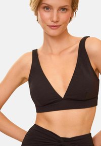 Love & Roses REGULAR FIT - TRIANGLE - Zgornji del kopalk - black