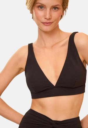 Love & Roses REGULAR FIT - TRIANGLE - Bikini augšdaļa - black