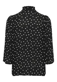 KAVINNI AMBER - Button-down blouse - black white dot