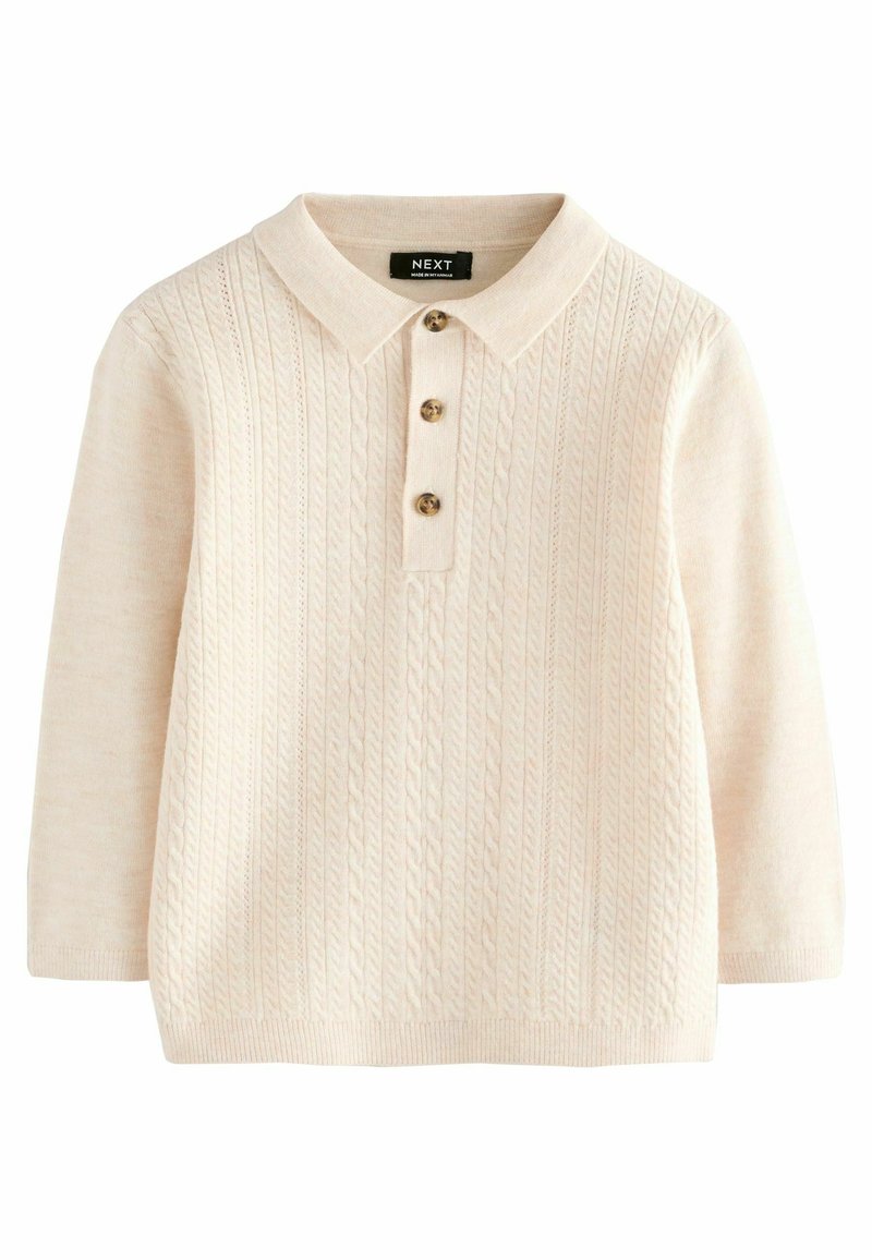 Next REGULAR FIT - CABLE - T-shirt à manches longues - cream