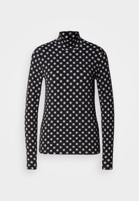 Marc Cain Pikkade varrukatega topp - black/white