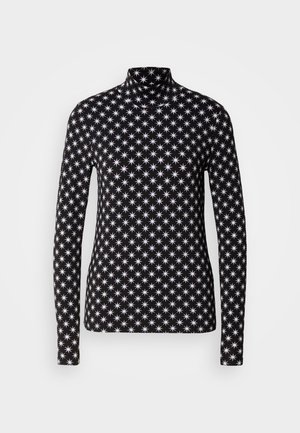 Marc Cain Long sleeved top - black/white