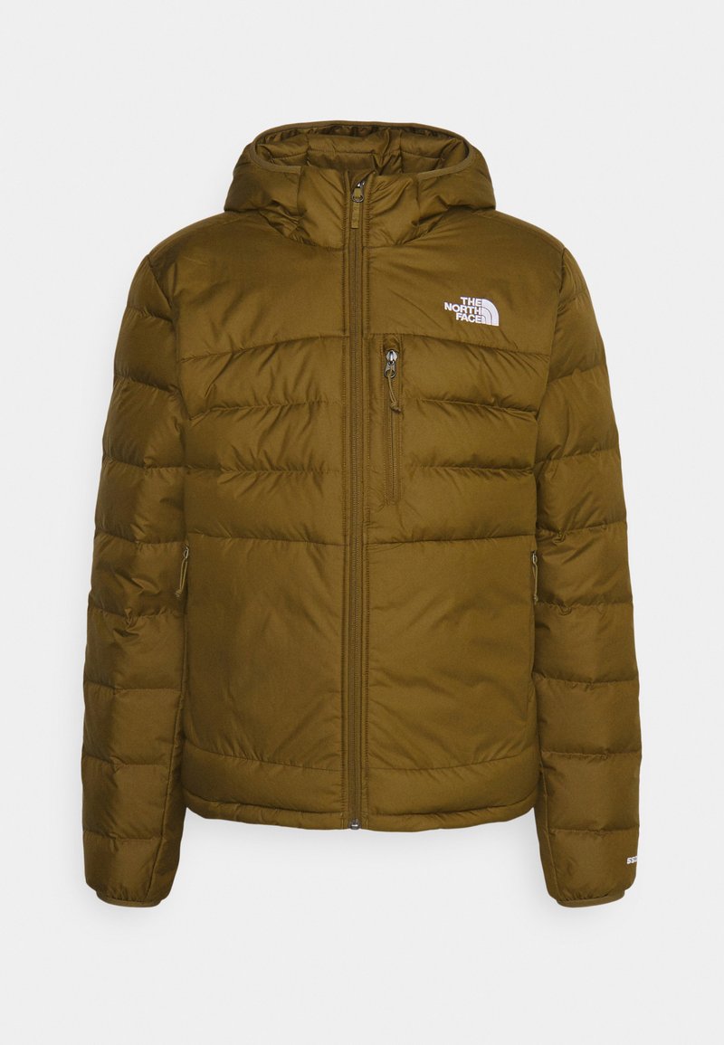 The North Face ACONCAGUA HOODIE - Down jacket - military olive/olive -  Zalando.de