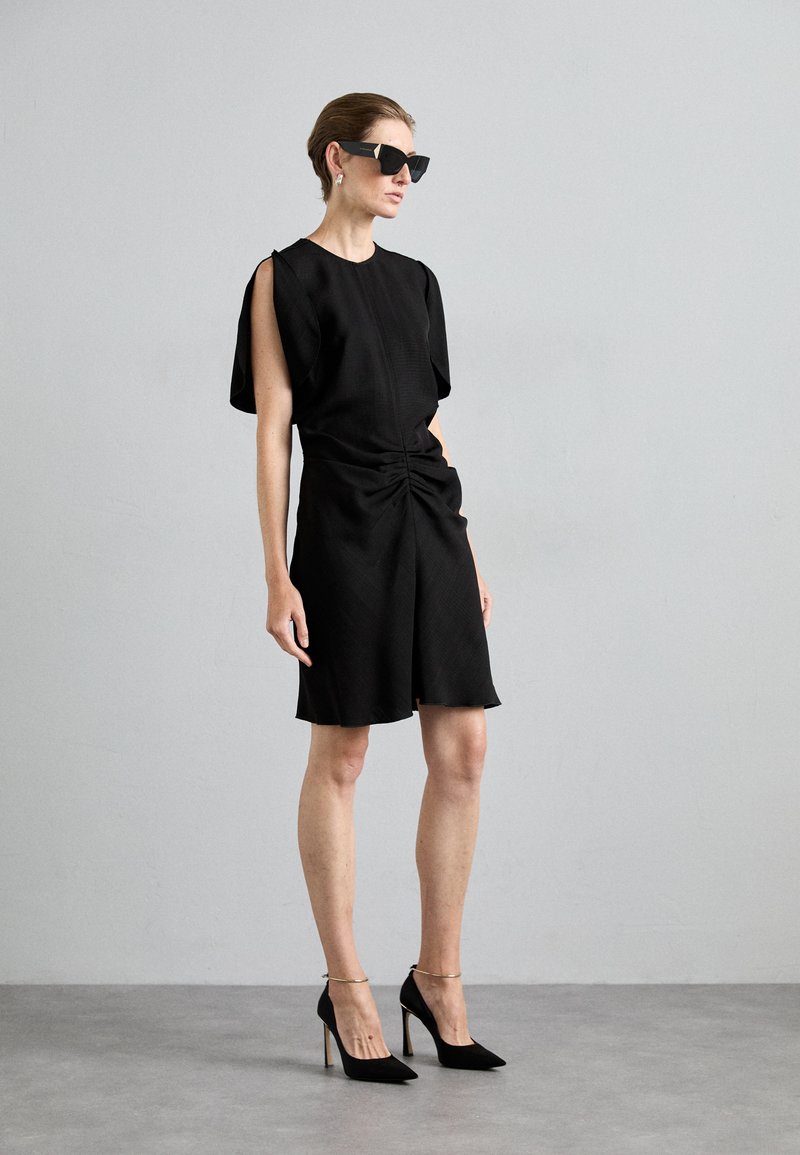Victoria Beckham GATHERED WAIST MINI DRESS - Cocktail dress / Party dress -  black - Zalando.ie