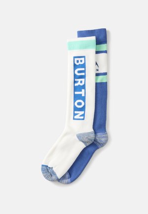 WOMENS WEEKEND SOCKS 2 PACK - Knæstrømper - blue/white