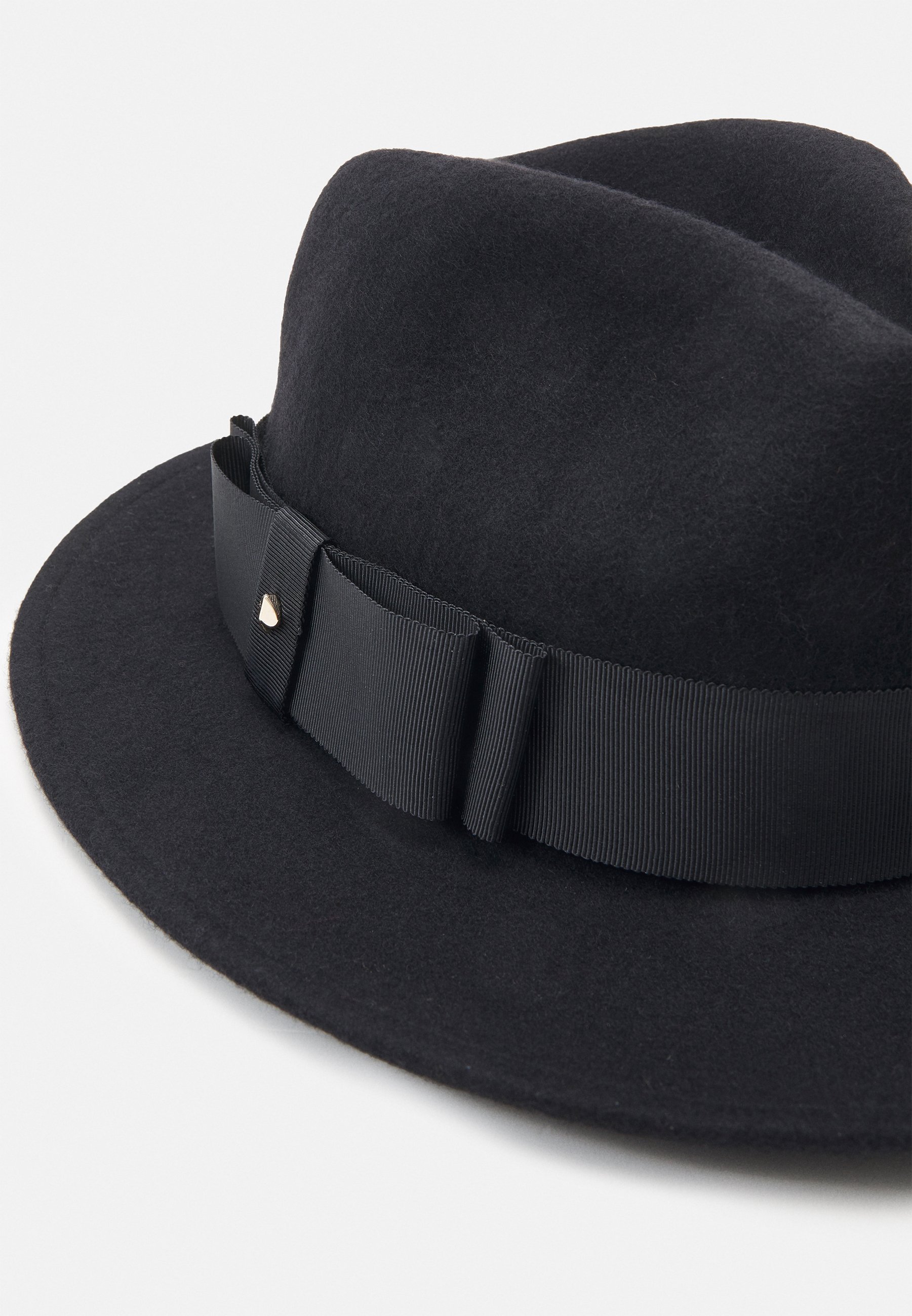 GROSGRAIN BOW FEDORA - Hat - black 
